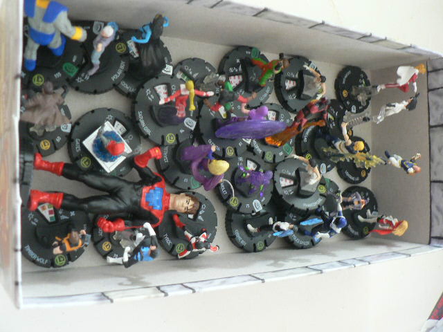 photo of many LSH HeroClix