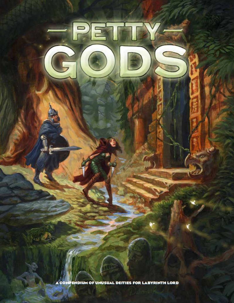 Petty Gods - Compendium Of Weird And Unusual Minor Godlings - Livre RPG Old School